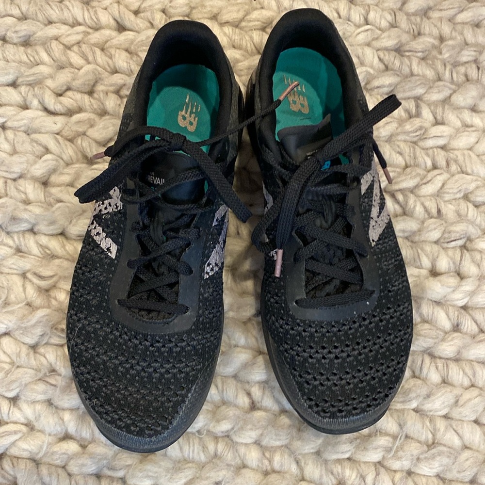 NB 9B black gym/ lifting sneakers